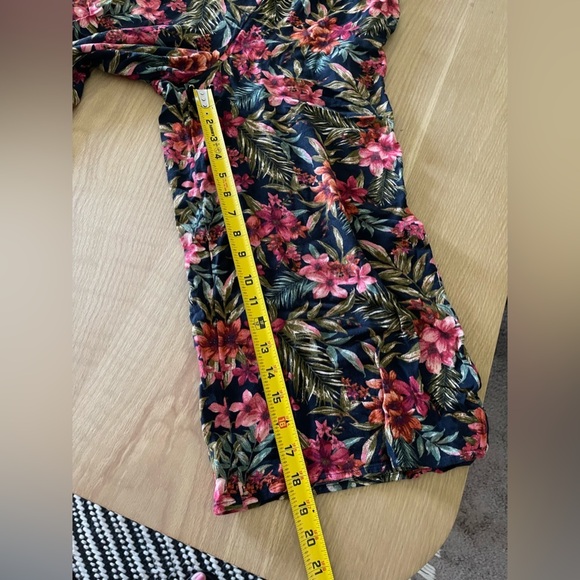 American Eagle| Floral Tropical Wide Leg Strapless Jumpsuit, Size XS••• - Picture 11 of 13